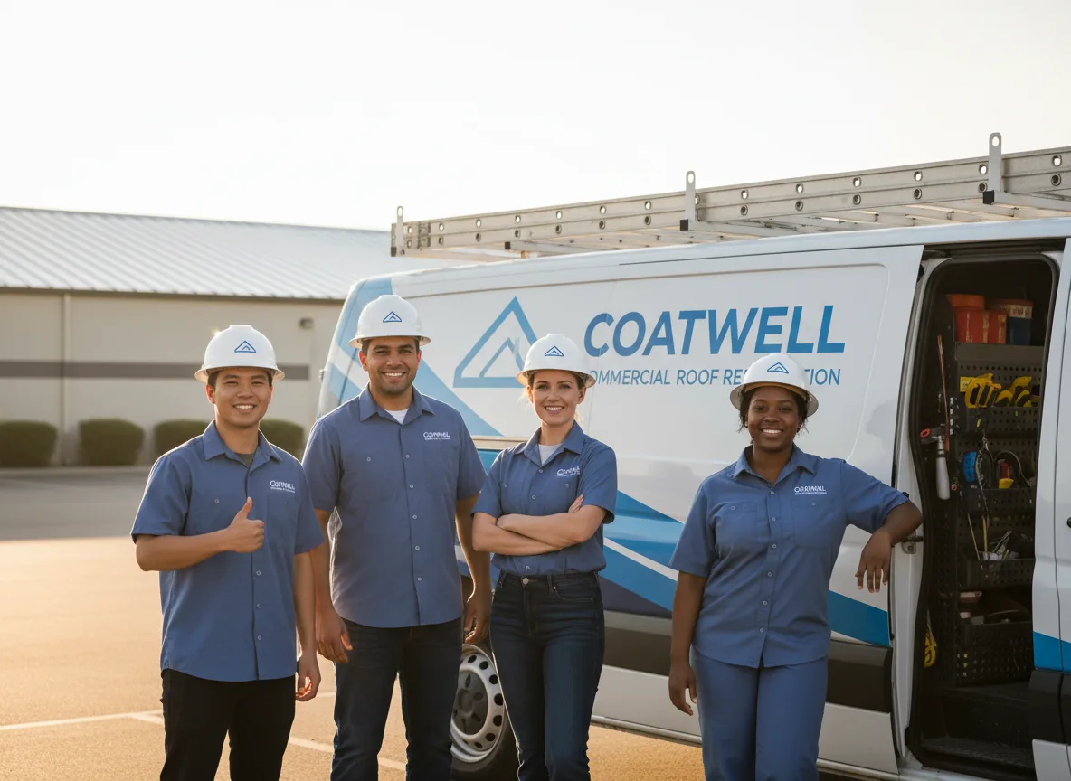 Commercial roof coating company in Lenexa, KS